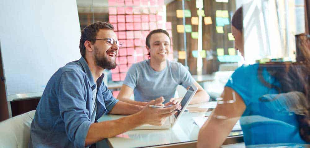 happy employees because hey need a physical address