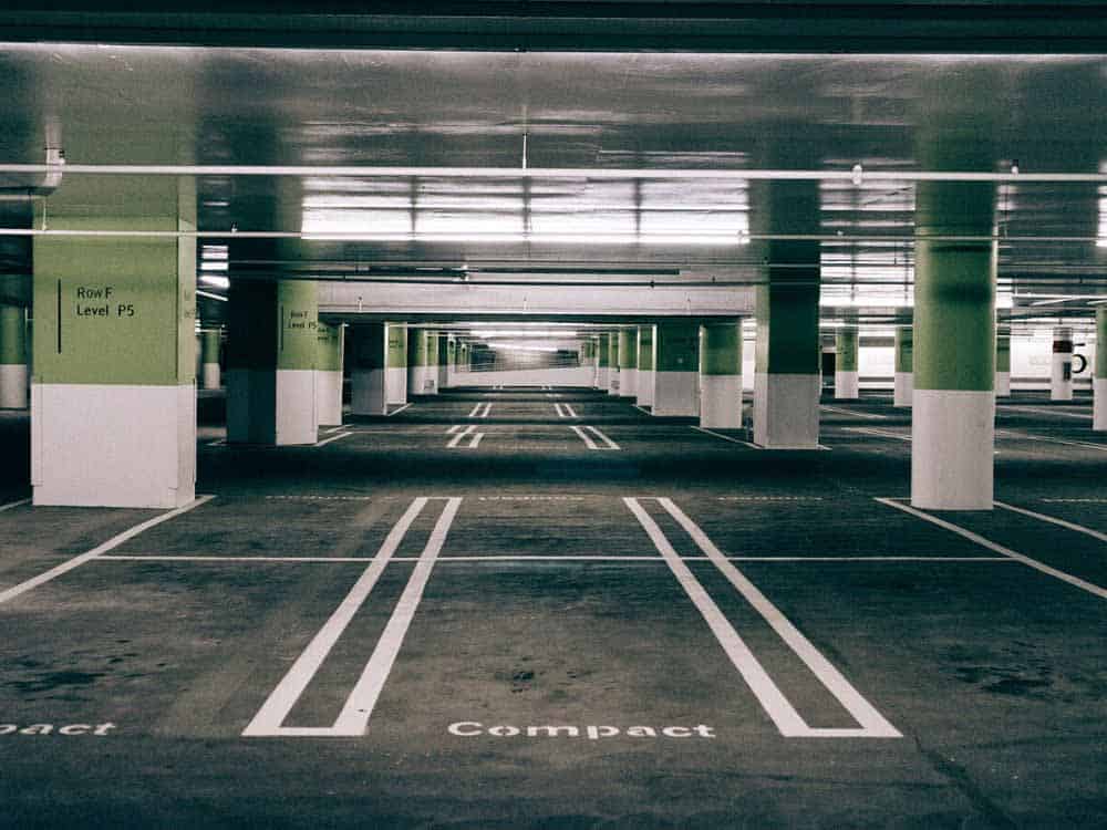 empty parking lot