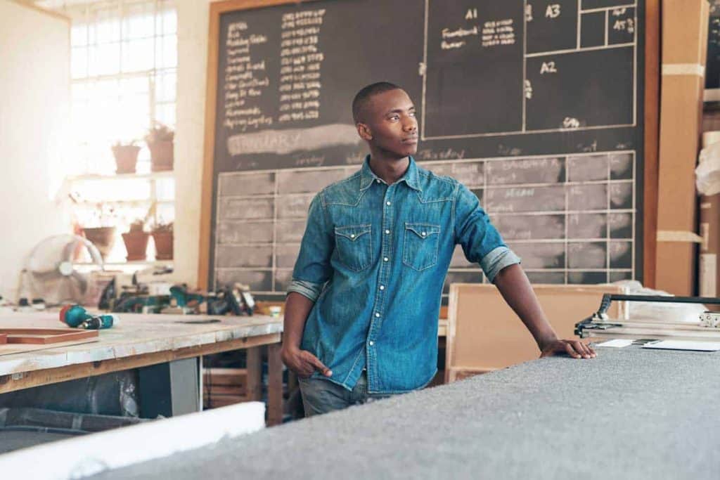 Man thinking about pricing your products